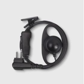 On Set Headsets D-Hook Surveillance Headset(Motorola Black)
