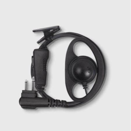 On Set Headsets D-Hook Surveillance Headset(Motorola Black)