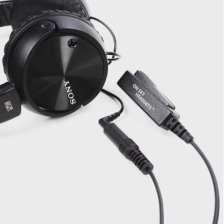 On Set Headsets FilmPro XY Headset For Motorola Black