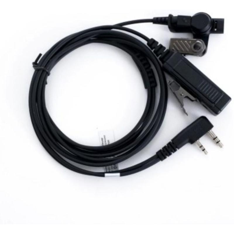 On Set Headsets D-Hook Surveillance Headset(Kenwood Black)