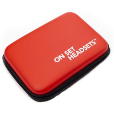 On Set Headsets Travel Case (Red)