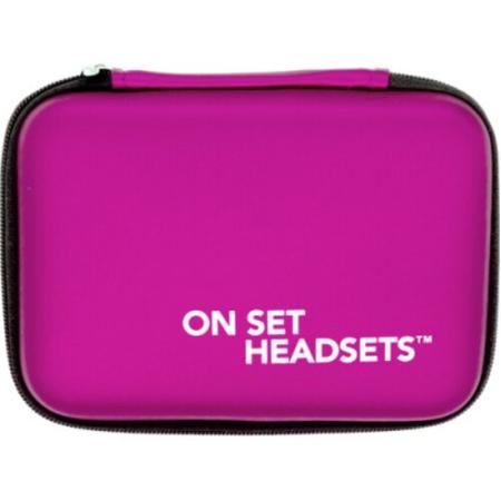 On Set Headsets Travel Case (Purple)