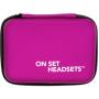 On Set Headsets Travel Case (Purple)