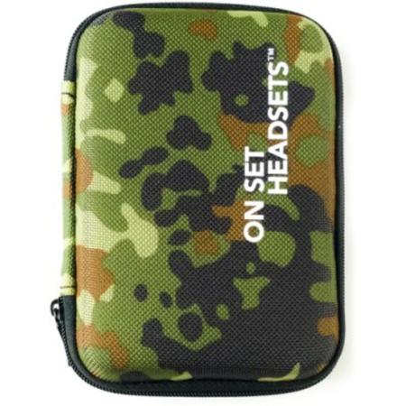 On Set Headsets Travel Case (Green Camo)