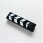 Filmsticks Tiny 6 All Weather Resin Clapper Sticks w/ Black&amp;amp;White Chevron Lam...