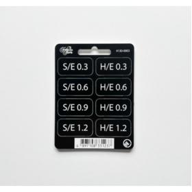 Forty One Thirty Graduated Soft&amp;amp;Hard - SE &amp;amp; HE Filter Tabs 0.3 To 1.2 w/ Velcro