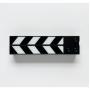 Filmsticks Medium 11 All Weather Resin ClapperSticks w/Black&amp;amp;White Chevron Lam..