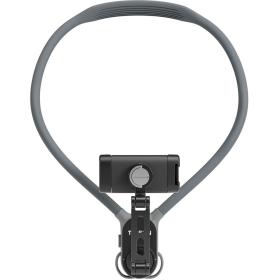 Telesin Smartphone Neck Mount w/ Metal Clamp - Grey