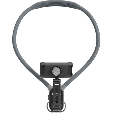 Telesin Smartphone Neck Mount w/ Metal Clamp - Grey