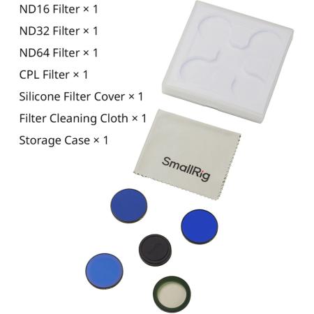 SmallRig 5787 CPL &amp;amp; ND16 &amp;amp; ND32 &amp;amp; ND64 Filter Kit For DJI Osmo Nano