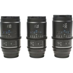 Sirui Astra Series 50mm 75MM&amp;amp;100mm T1.8 1.33X Cine Lens Kit E Mount