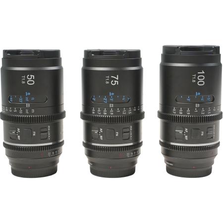 Sirui Astra Series 50mm 75MM&amp;amp;100mm T1.8 1.33X Cine Lens Kit Z Mount