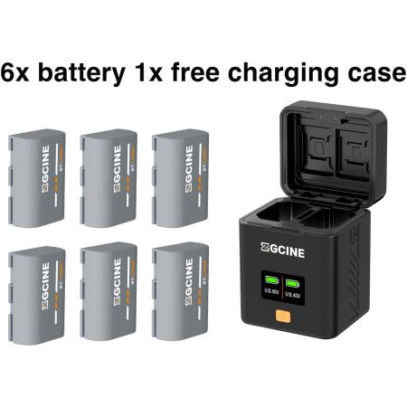 Phantom ZGCINE Battery Canon LP-E6P (BT-LPE6P) 6x