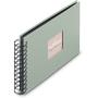 Hama Spiraalalbum Fine Art 24x17 cm 50 Black Pagina&amp;#039;s Salbei