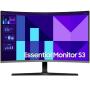 Monitor Profesional Curvo Samsung Essential S39GD S32D392GAU 32'/ Full HD/ Negro
