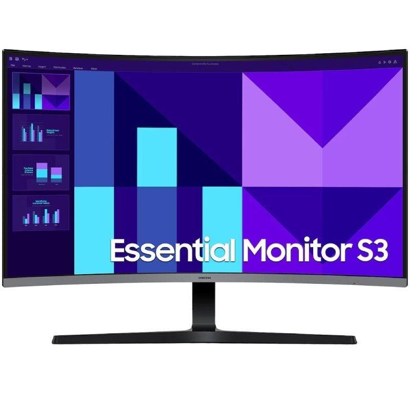 Monitor Profesional Curvo Samsung Essential S39GD S32D392GAU 32'/ Full HD/ Negro