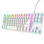 Teclado Gaming Trust Gaming GXT 833 Thado TKL 25896/ Blanco