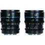 Sirui Nightwalker 16mm &amp;amp; 75mm T1.2 S35 Cine 2-LENS Set L-Mount Black