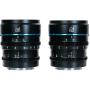 Sirui Nightwalker 16mm &amp;amp; 75mm T1.2 S35 Cine 2-LENS Set RF-Mount Black