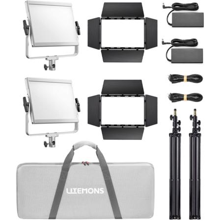 Godox Litemons LP1200BI Bi Colour LED Light Panel 2 Light Kit