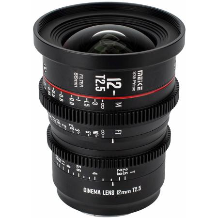 Meike 12mm T2.5 Super 35 Prime Cinema Lens EF Mount
