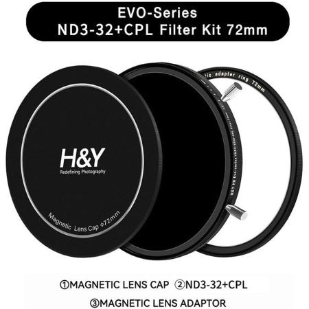 H&amp;Y HD EVO ND3-32 Filter Kit 72mm