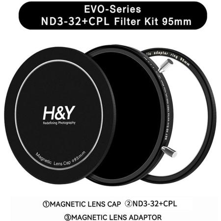 H&amp;Y HD EVO ND3-32 Filter Kit 95mm