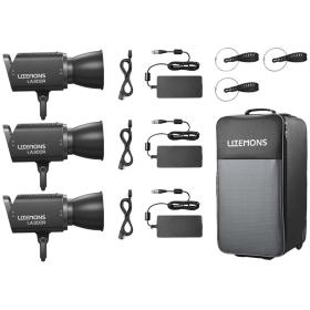 Godox Litemons LA300R RGB LED Video Light 3 Light Kit (Black)