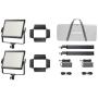 Godox LP400BI K2 Black Litemons Bi Colour LED Light Panel 2 Light Kit