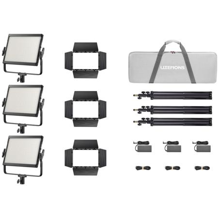 Godox LP400R K3 Black Litemons RGB LED Light Panel 3 Light Kit