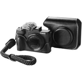SmallRig 5386 Leather Case Kit For Canon PowerShot V1 (Black)