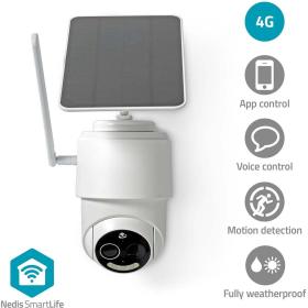 Nedis Smartlife Camera For Outside | 4G| Full HD 1080p | Pan Tilt | IP65 | 5 VDC