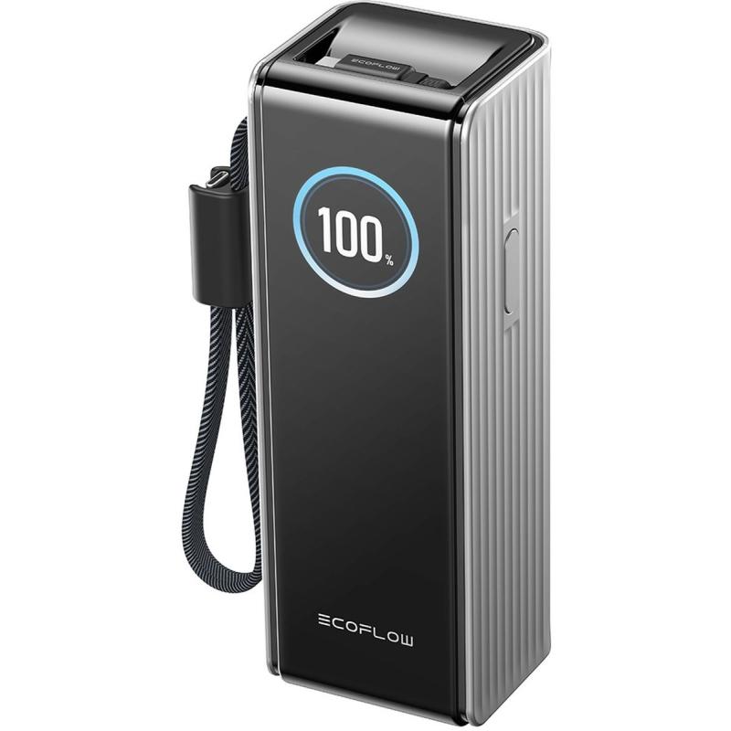 EcoFlow Rapid Power Bank (25.000mAh 170W 100W Retractable Cables) - Silver