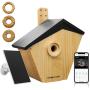 Camouflage EZ Birdbox Bird Nest w/ Built-In AI Camera