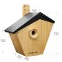 Camouflage EZ Birdbox Bird Nest w/ Built-In AI Camera