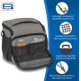 PEDEA Camera Bag Large Fashion Pro (Light) Grey