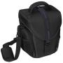 PEDEA Camera-XL Holster Bag Essex Pro Snap Black + Blue
