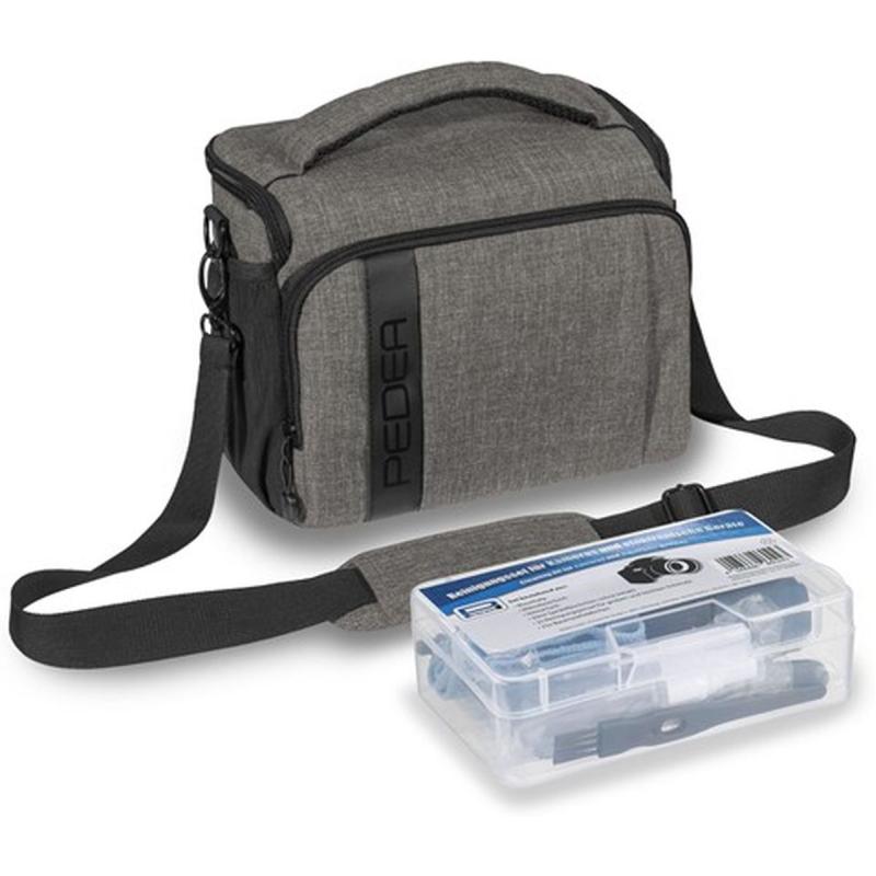 PEDEA Camera Bag XL Fashion Pro (Light) Grey