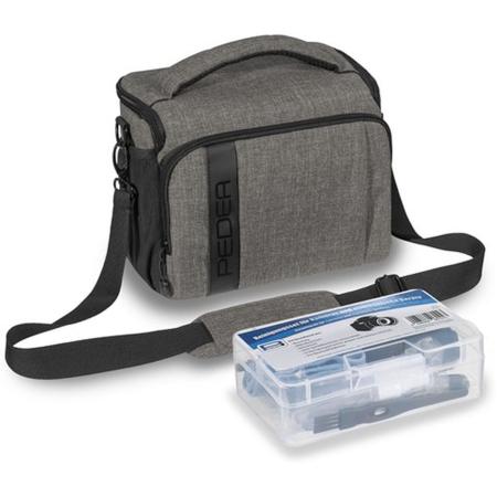 PEDEA Camera Bag XL Fashion Pro (Light) Grey