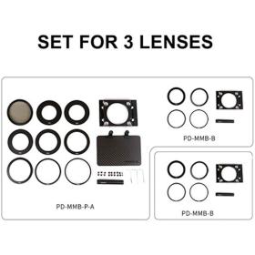 PDMovie Mini Matte Box - Set For 3 Lenses