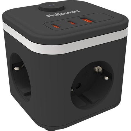 Fellowes Power Cube Type F - Black