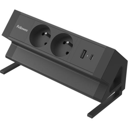 Fellowes Power Desk 2 Type E (FR BE PL) - Black