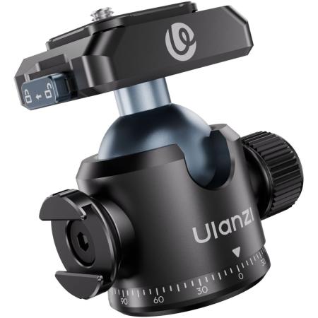 Ulanzi T100 Uka Statiefkop w/ Ball Head Cold Shoe-Mount