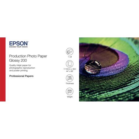 Epson Production Photo Paper Glossy 200 44i X30m