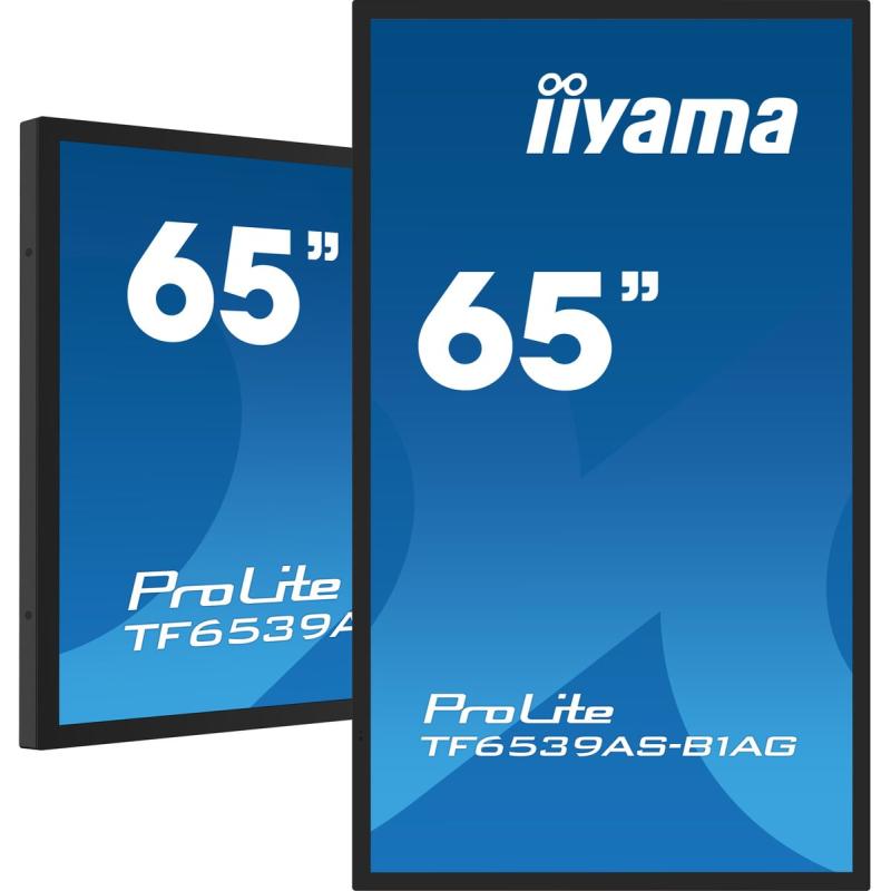 Iiyama 65\ W LCD Bonded Projective CAPACITIVE\N40-Points Touch 4K UHD Bezel