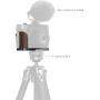 SmallRig 5266 L-Shape Mount Plate w/ Wooden Handle For Fujifilm GFX100RF (Black)