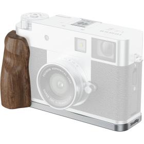 SmallRig 5223 L-Shaped Mount Plate w/ Wooden Handle For Fujifilm X Half (Silver)