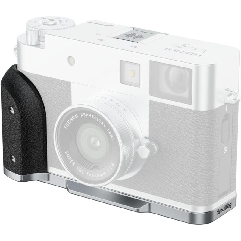 SmallRig 5216 L-Shaped Mount Plate w/ Silicone Handle For Fujifilm X Half Silver