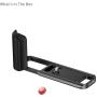 SmallRig 5448 L-Shaped Mount Plate w/ Silicone Handle For Fujifilm X-E5 (Black)