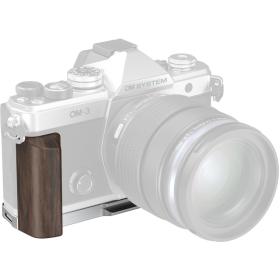 SmallRig 5563 L-Shaped Mount Plate w/ Wooden Handle For OM System OM-3